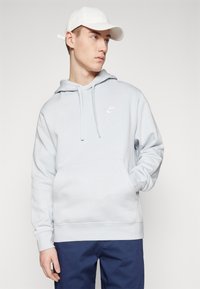 Nike Sportswear SPORTSWEAR CLUB FLEECE - Melegítőfelső - pure platinum/white