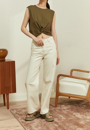 Zign Camiseta básica - khaki