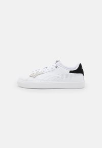 Unselected, white/black
