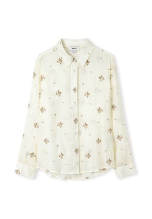 Ipekyol, IPEKYOL SHIRT SHIRT WITH CONTRASTING EMBROIDERY - Overhemdblouse - ecru