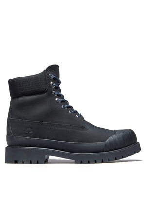 Schnürstiefelette - black