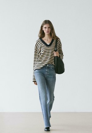 HIGH-WAIST - Jeans a sigaretta - blue denim