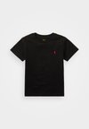 COTTON JERSEY CREWNECK TEE 7-14Y UNISEX - Basic T-shirt - black/red