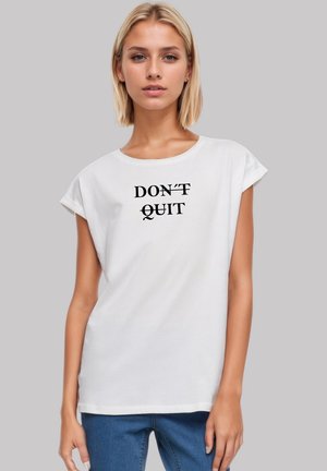 ROLL  KLON - Print T-shirt - white