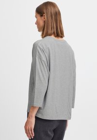 b.young BYPAMILA MID SLEEVE TSHIRT - Long sleeved top - grau