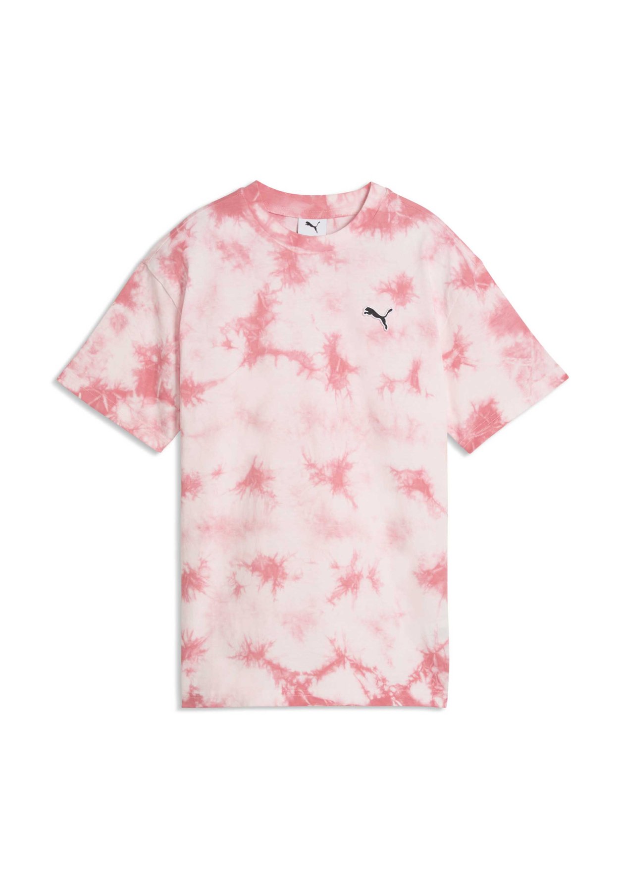 PUMA ESSENTIALS RELAXED TIE DYE - Print T-shirt - wild pink
