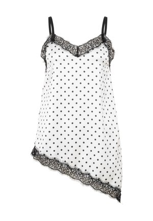 Cloud 5ive, POLKA DOTS TOP - Débardeur - white
