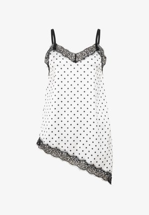 Cloud 5ive, POLKA DOTS TOP - Débardeur - white