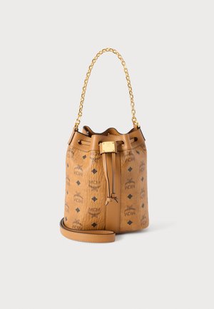 MCM, DESSAU VI DRAWSTRING - Дамска чанта - cognac