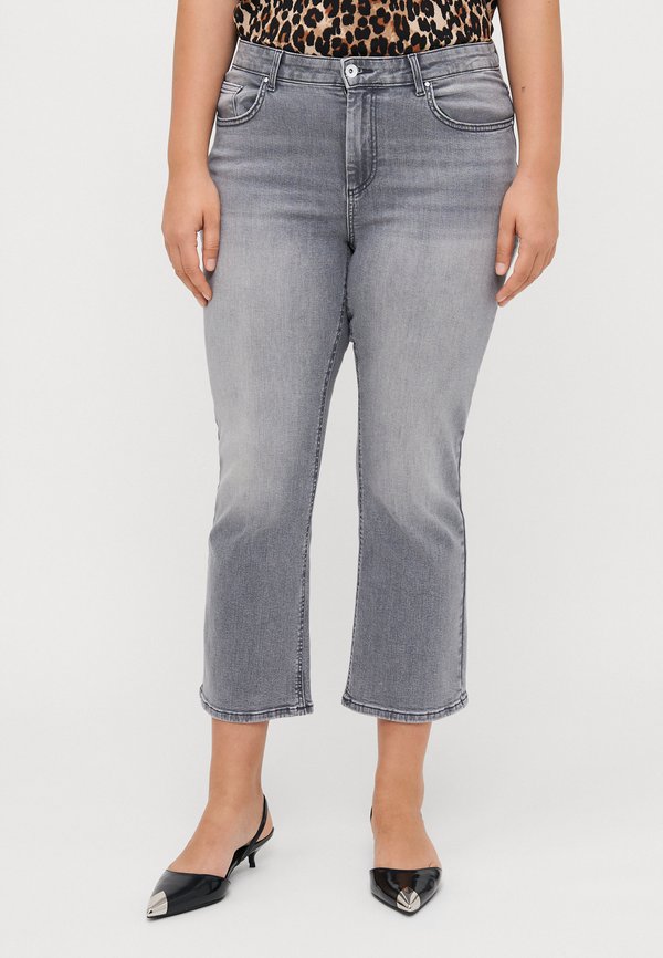 CARWILLY CROPPED - Flared Jeans