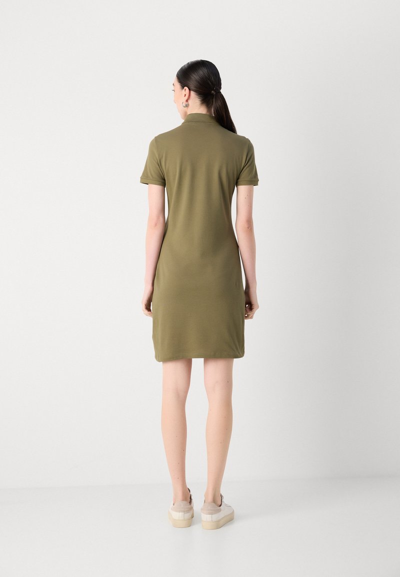 Lacoste POLO DRESS - Day dress - olive - Zalando