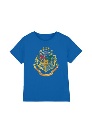 Cotton Soul, HARRY POTTER HOGWARTS CREST UNISEX - T-Shirt print - royal blue