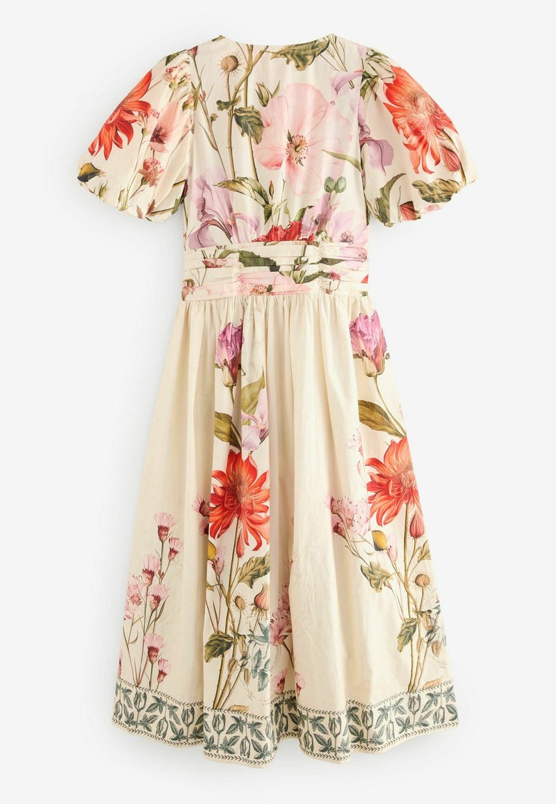 Next PUFF SLEEVE BUTTON DOWN  - Päevakleit - ecru cream floral