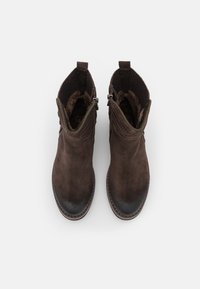 Marco Tozzi Platform ankle boots - mocca