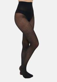 Swedish Stockings EIRA PETITE DOTS TIGHTS - Zeķbikses - black