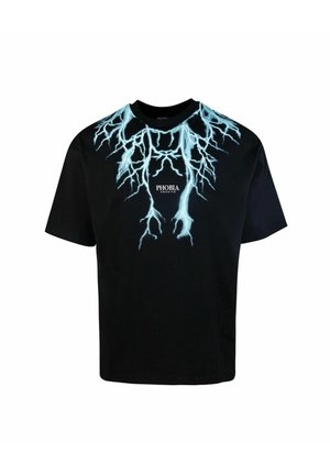 PHOBIA ARCHIVE LIGHTNING  - T-shirt con stampa - nero