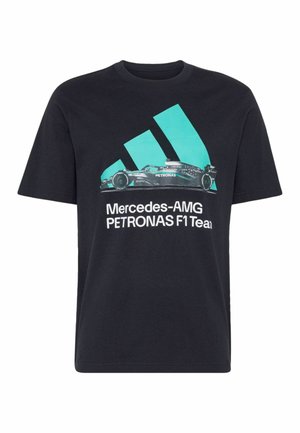 adidas Performance, T-shirt imprimé - black   semi mint rush