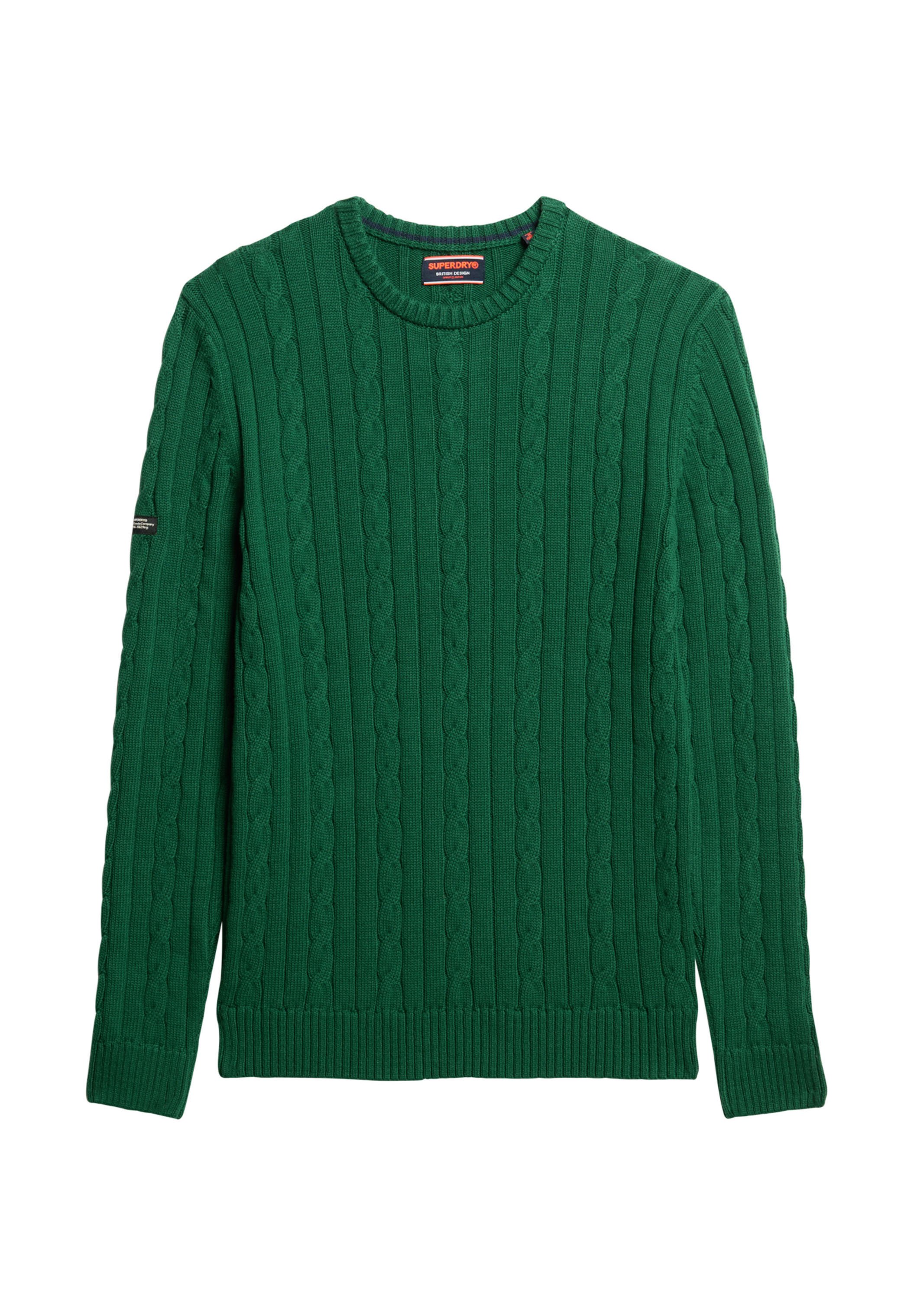 DOLCE &GABBANA gimmick cable Knit green Jumpers & Cardigans