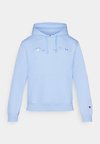 ICONS HOODIE WITH LARGE TONAL LOGO - Hættetrøje - light blue
