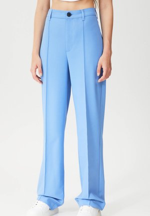 REGULAR-FIT MIT ZIERNAHT VORNE - Broek - stone blue denim