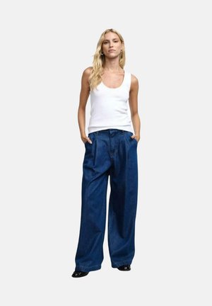 PLEASE  - Wide Leg - blu