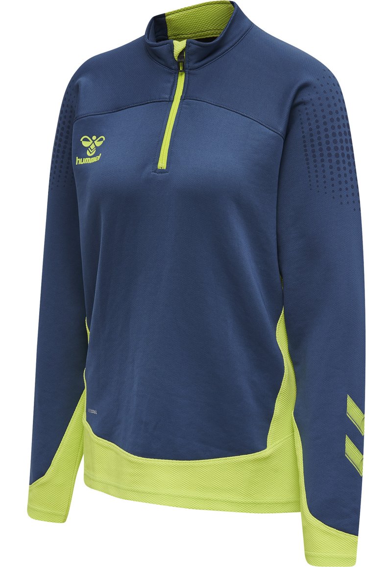 Damen Sportbekleidung | Hummel Langarmshirt dark denim/blau - LM99515 Damen Sportbekleidung | Hummel Langarmshirt dark denim/blau - LM99515
