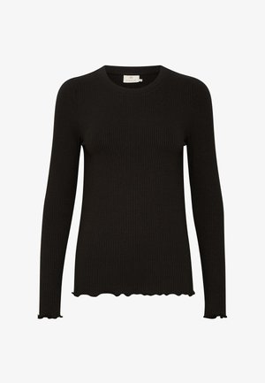 Kaffe, KADREW LONG SLEEVE - Camiseta de manga larga - black deep