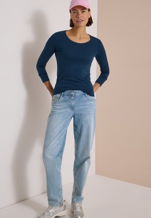 Cecil, BASIC CREW-NECK TOPS IN A 2-PACK - T-shirt à manches longues - moonlight blue russet red