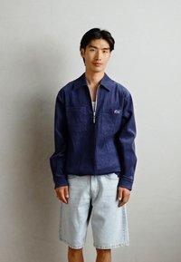 Scotch & Soda ZIP SHIRT - Shirt - peacoat