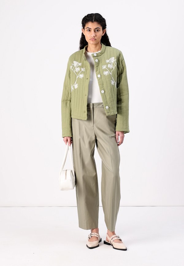 SLFDORA MERLA BARREL PANT - Trousers - vetiver2