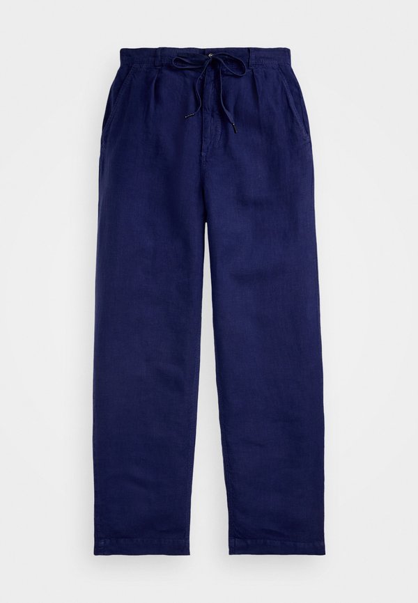 Lateef Relaxed Fit Pleated Linen Trouser - Trousers3