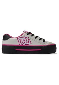 DC Shoes CHELSEA - Trainers - wai white black pink