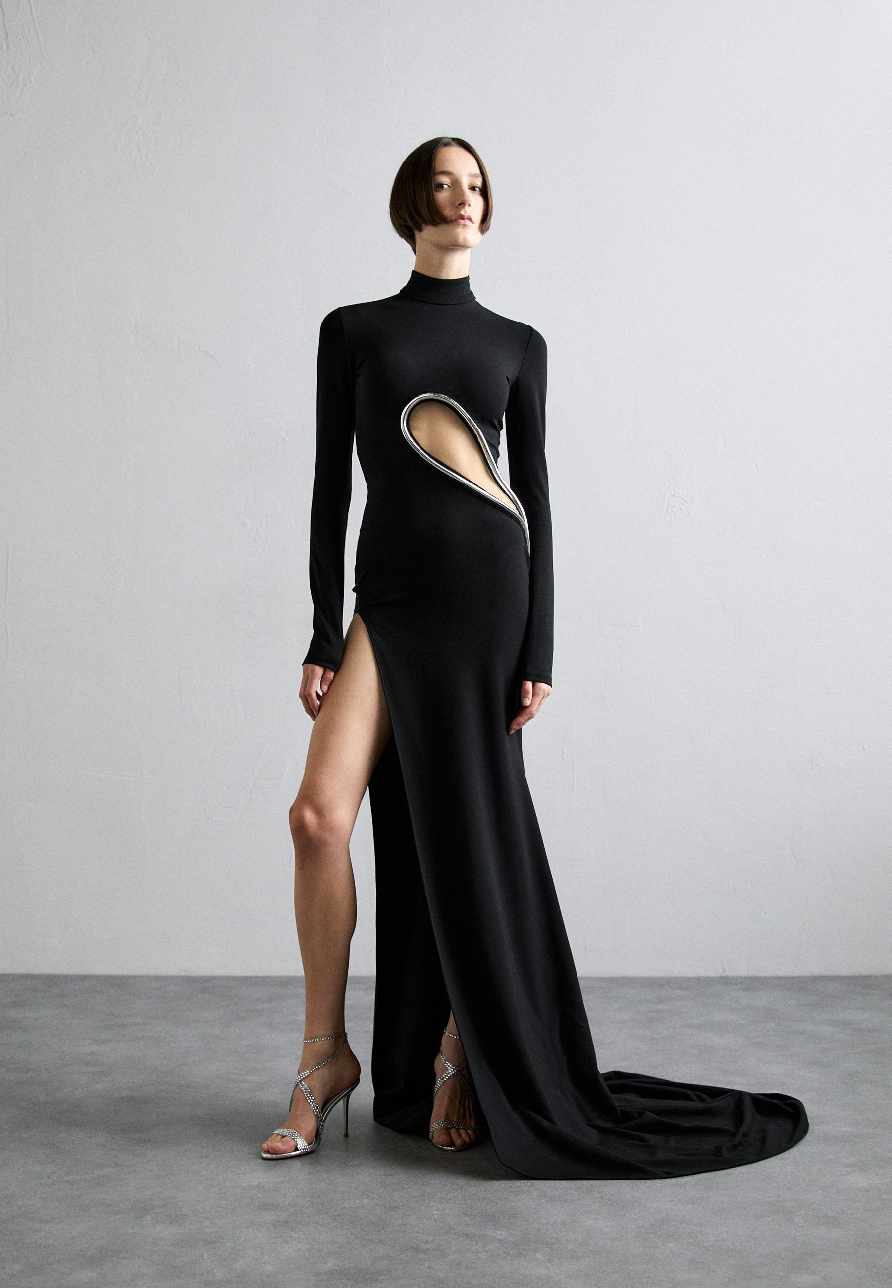 David Koma Abito corto con cristalli - Blu
