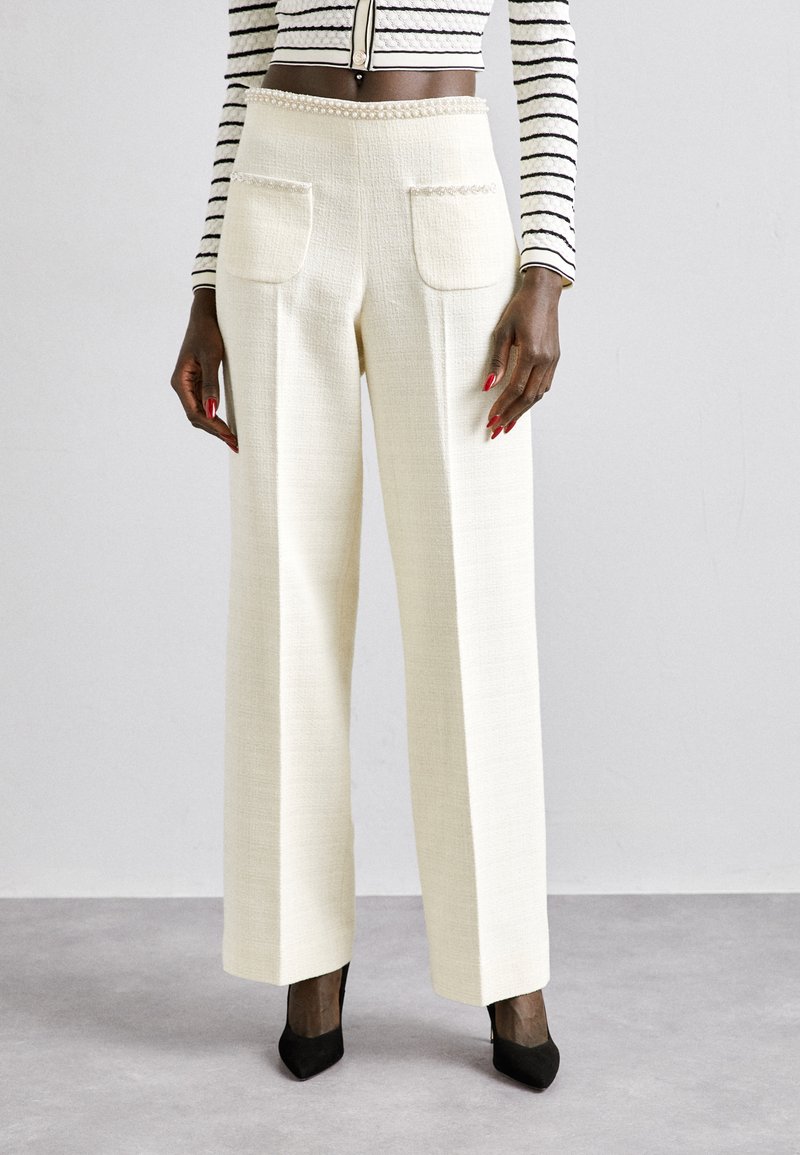 sandro PANTALON JACKY - Bukse - ecru