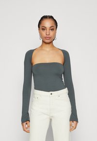 Gina Tricot - SOFT TOUCH SQUARE NECK - Long sleeved top - urban chic Thumbnail Image 1