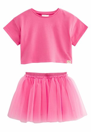 SET REGULAR FIT - A-Linien-Rock - bright pink