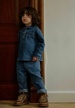 Lil' Atelier, JEANS LOOSE FIT - Jean boyfriend - dark blue denim