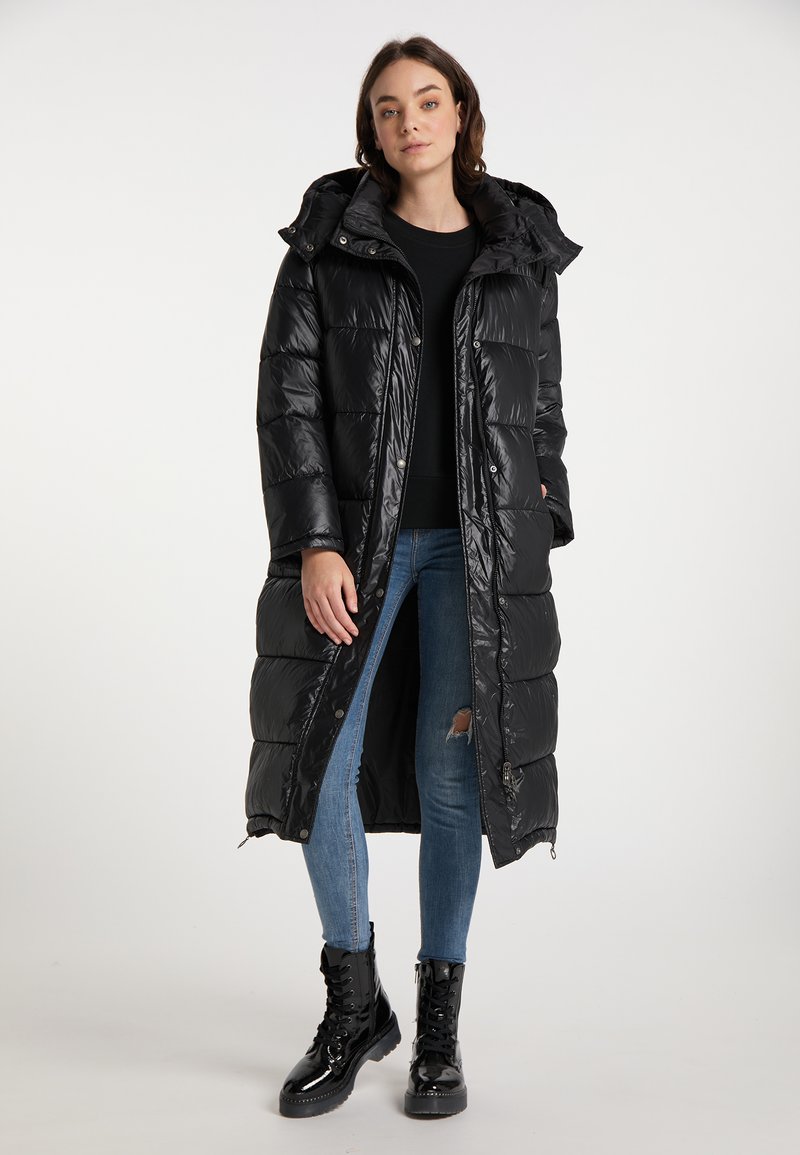 Damen Parkas | myMo Wintermantel schwarz - LS37823 Damen Parkas | myMo Wintermantel schwarz - LS37823