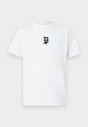 HUF MEGABLAST TEE UNISEX - Marškinėliai su spaudiniu - white