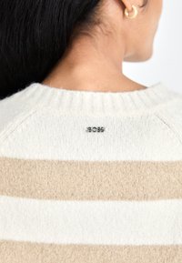 BOSS FEBISAN - Strickpullover - beige/off-white