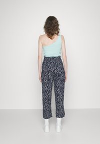 Lindex TROUSERS BELLA CROPPED - Calças - navy