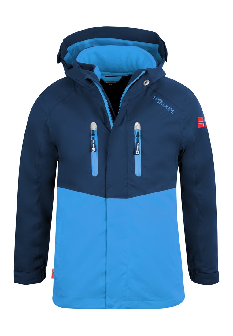 Trollkids Outdoorjas blauw Trollkids Outdoorjas blauw