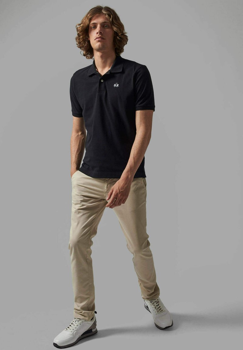 LA MARTINA Poloshirt zwart