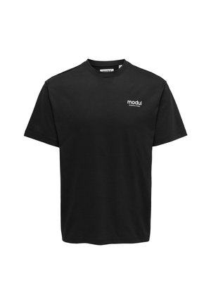modul, T-SHIRT MDLPETE T-SHIRT - T-shirt imprimé - black