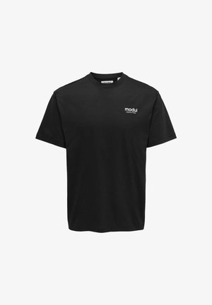modul, T-SHIRT MDLPETE T-SHIRT - T-shirt imprimé - black