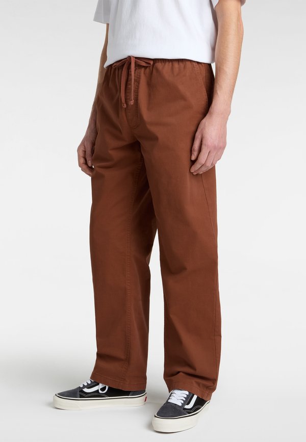 MN RANGE RELAXED ELASTIC - Stoffhose - tortoise shell