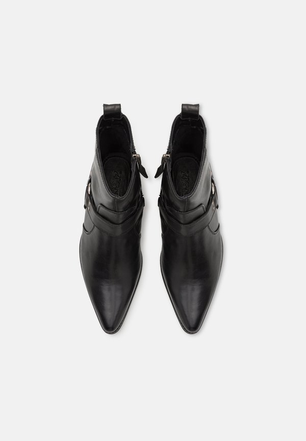 LEATHER UNISEX - Cowboy/biker ankle boot3