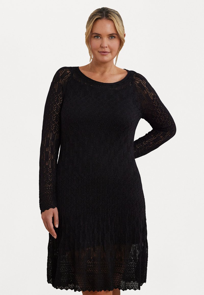 Pointelle Knit Long Dress