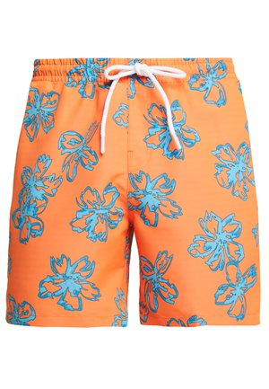 FLORAL SWIM SHORTS - Fürdőnadrág - orange