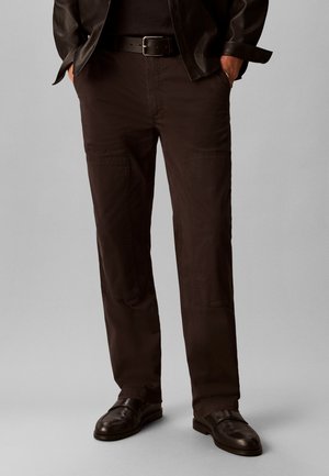 Calvin Klein Jeans, 90S STRAIGHT CARPENTER TROUSERS - Панталони - black